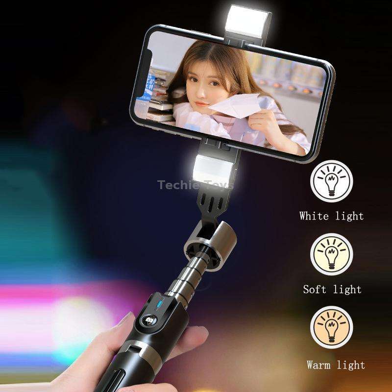 Mobile Phone Tripod Bluetooth Remote Control Live Selfie Stick, Specification: P96D Single Light