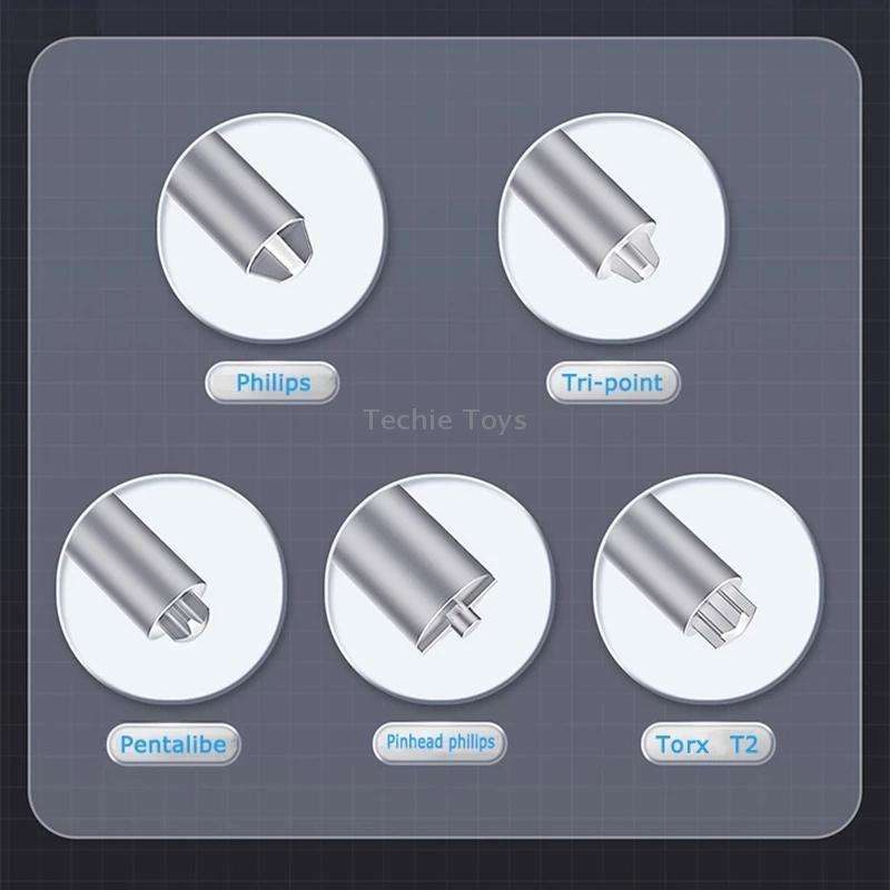 Qianli Super Tactile Grip-Type Precision Silent Dual-Bearing Screwdriver, Series: Type C Pentalibe