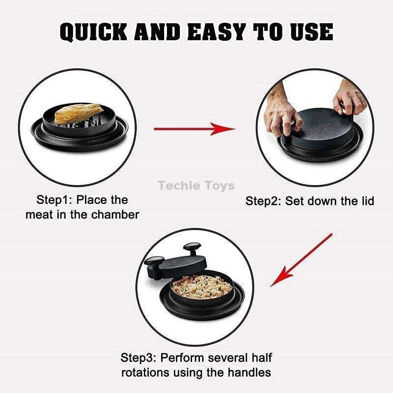 Chicken Shredder Beef Stuffing Machine(Black Neutral Box)