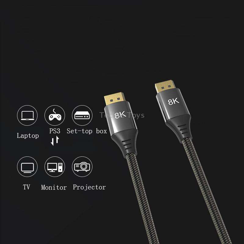 10m DP1.4 Version 8K DisplayPort Male to Male Computer Monitor HD Cable