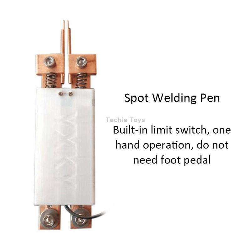 Integrated Spot Welder DIY Mini Handheld Welding Pen(Black)