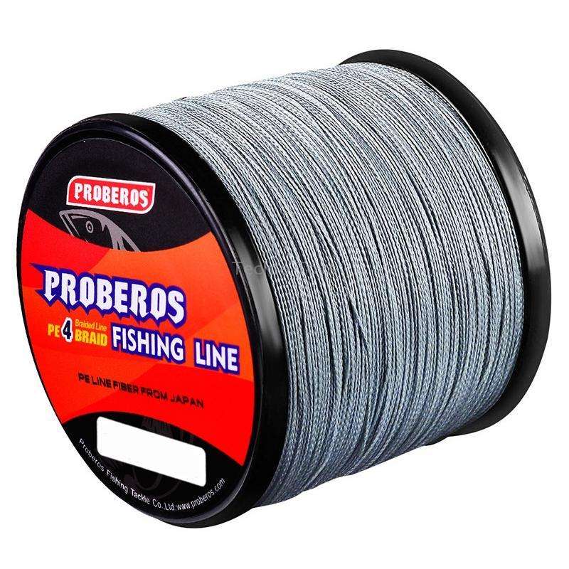 PROBEROS 4 Edited 300M Fish Line, Line number: 6.0 / 60LB(Grey)