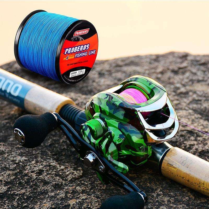 PROBEROS 4 Edited 300M Fish Line, Line number: 6.0 / 60LB(Grey)