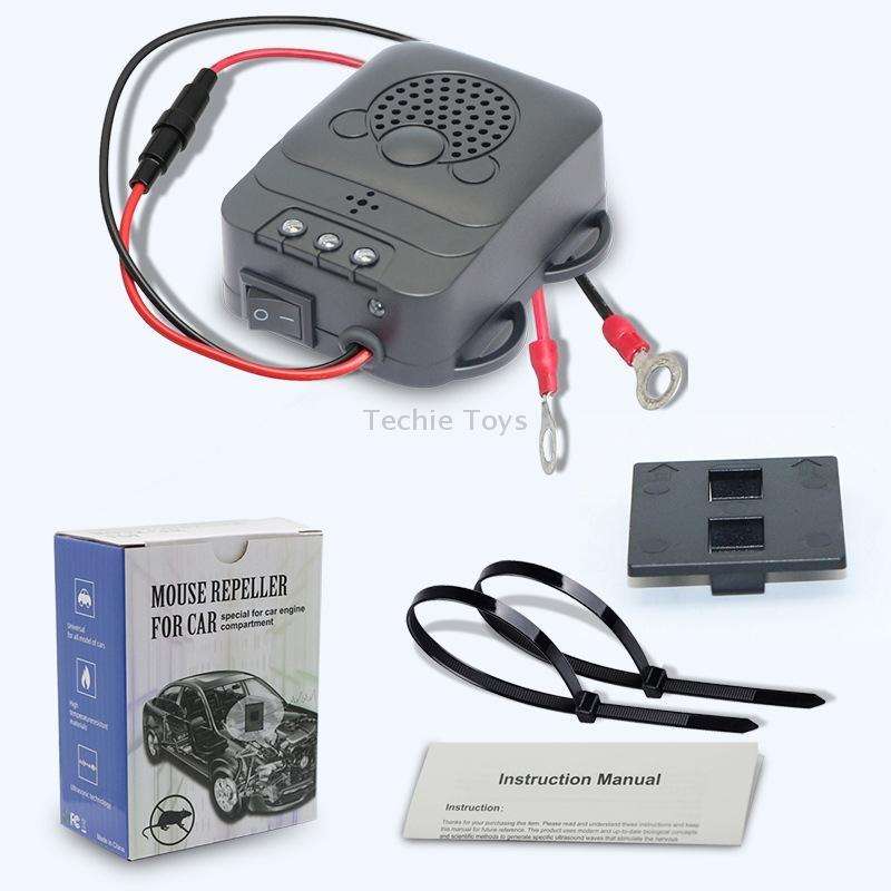 532 Vehicle Ultrasonic Mouse Repeller(Black)