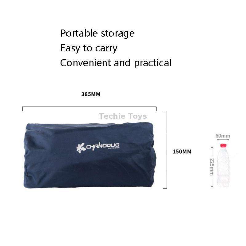 CHANODUG 4028 Outdoor Camping Double TPU Inflatable Mattress(Green)