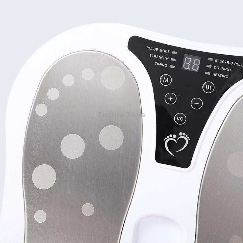 KL-808 EMS Foot Massager Massage Foot Mat Fitness Tilt Pedal,EU Plug With Remote Control
