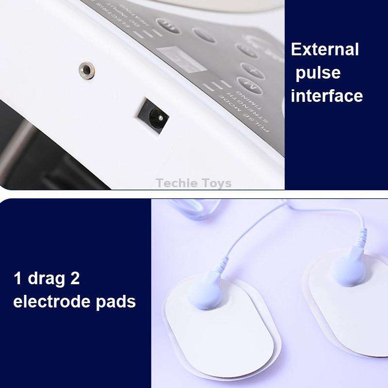KL-808 EMS Foot Massager Massage Foot Mat Fitness Tilt Pedal,EU Plug With Remote Control