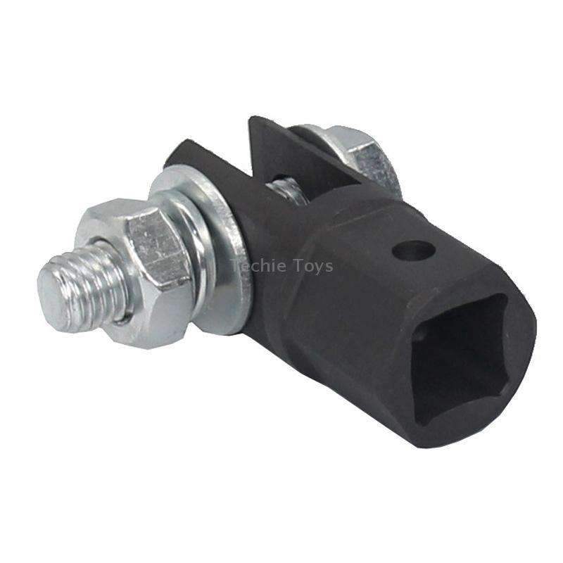 TO-OL007 Car Scissors Jack Adapter + Steel Ball Post(Black)