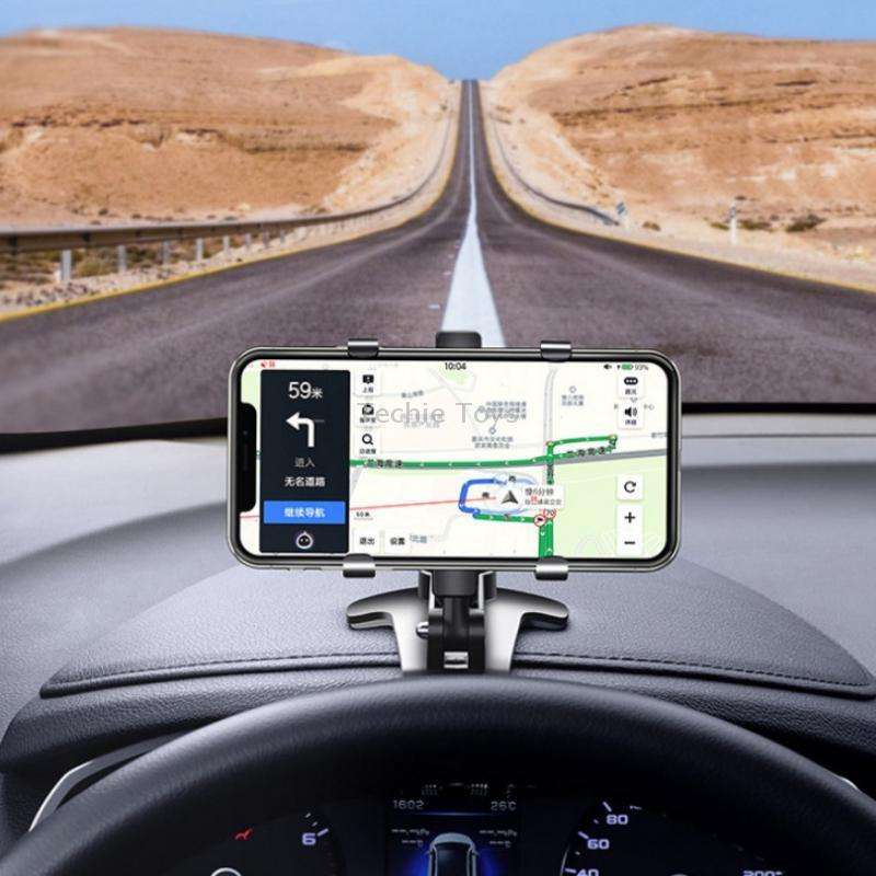 BY-965 Car Dashboard 360 Degree Rotation Navigation Phone Holder(Automatic Lock)