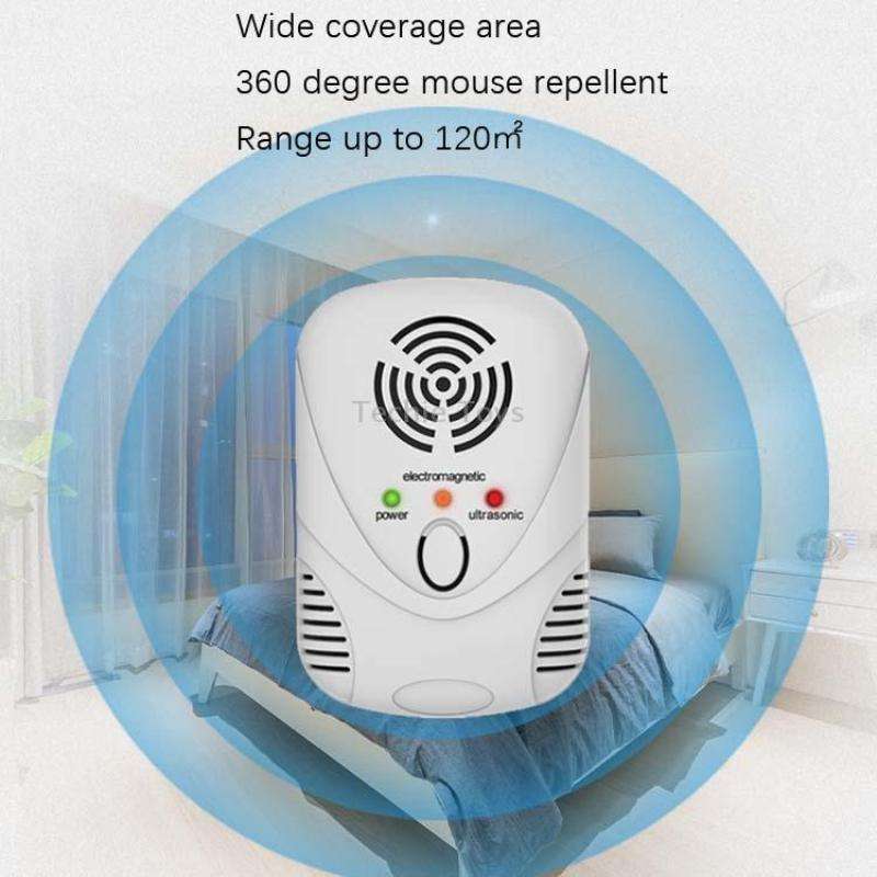DC-9001 Household Electronic Mouse Repeller, Specification: UK Plug(White)