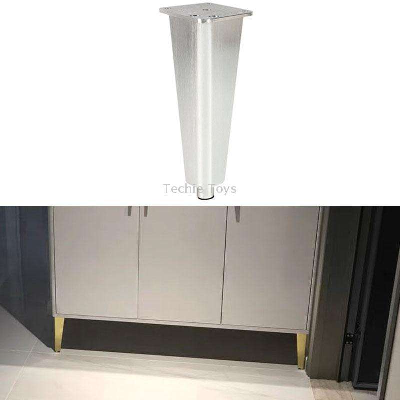 Adjustable All Aluminium Furniture Stand Legs, Height: 27cm(Silver)