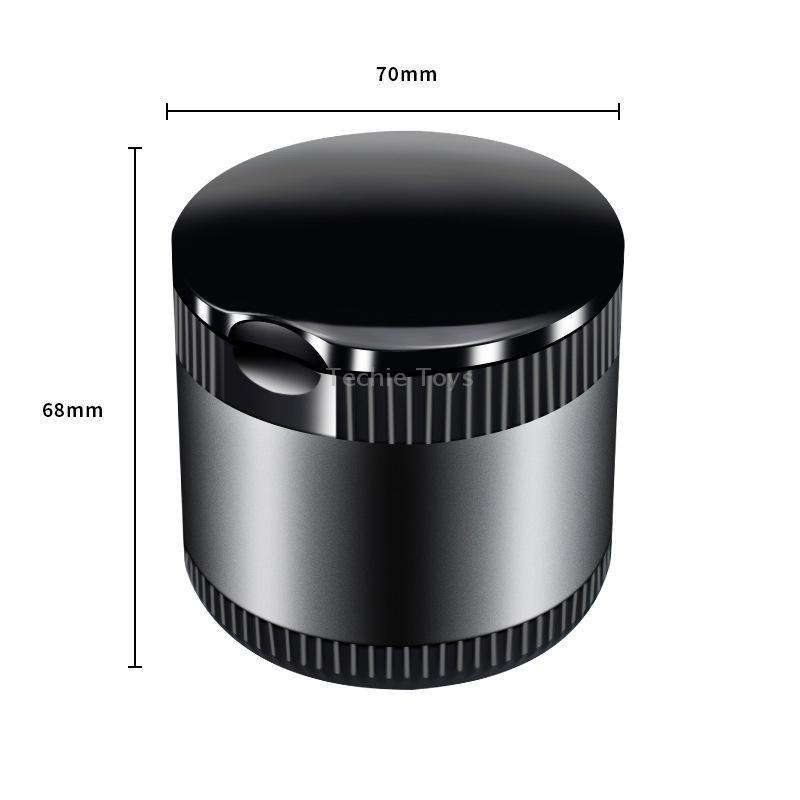 Car Ashtray With LED Ambient Light(Black)