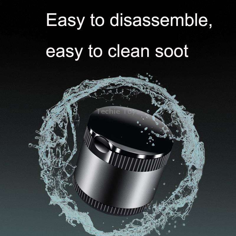 Car Ashtray With LED Ambient Light(Black)