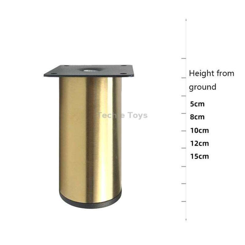 LH-OU050 Thickened Stainless Steel Furniture Support Legs, Height: 5cm(Rose Gold)