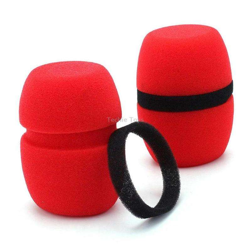 10 PCS Handheld Dust Proof Soft Sponge Microphone Cover(Random Color Delivery)
