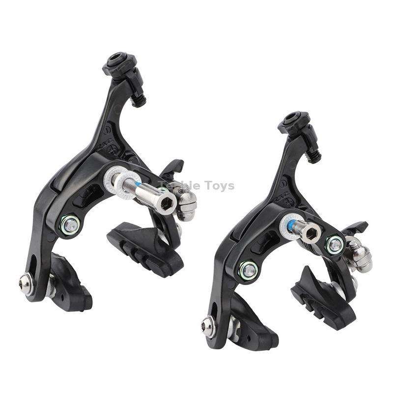 Meroca Bicycle Aluminum Alloy C Brake, Color: Black Front+Rear
