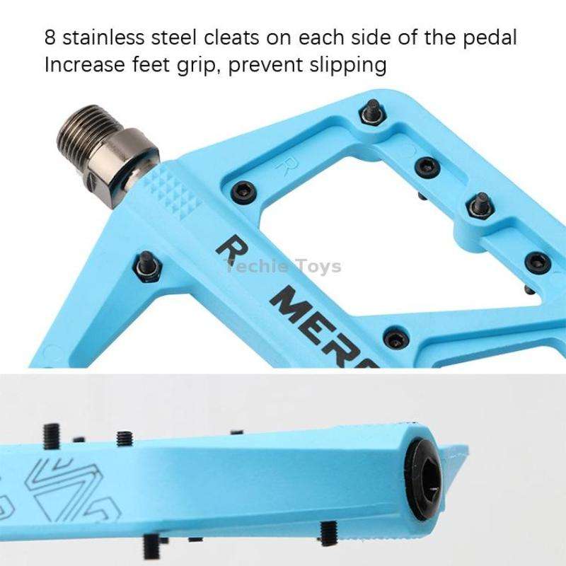 MEROCA Mountain Bike Nylon Pedal(Black)