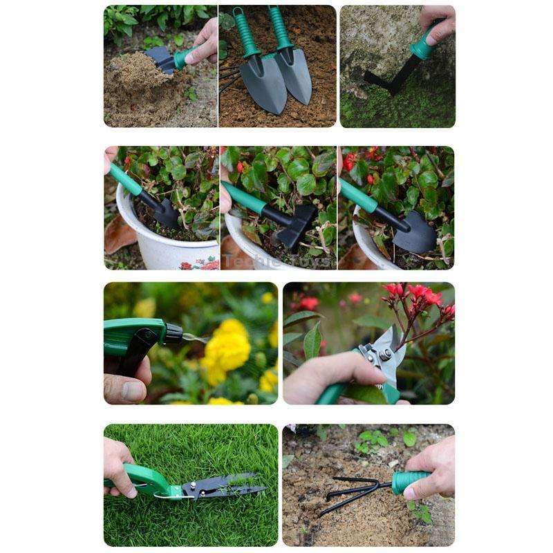 YL025 Potted Gardening Tool Set, Specification: 5 PCS / Set (Green)