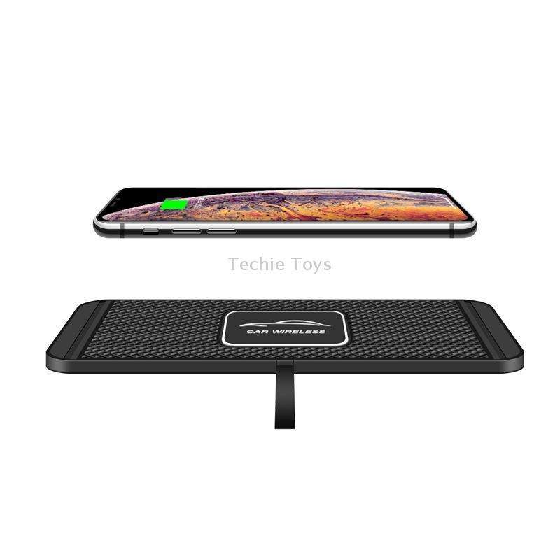 C1 30cm Short Cable 15W QI Car Wireless Charging Anti-Skid Pad
