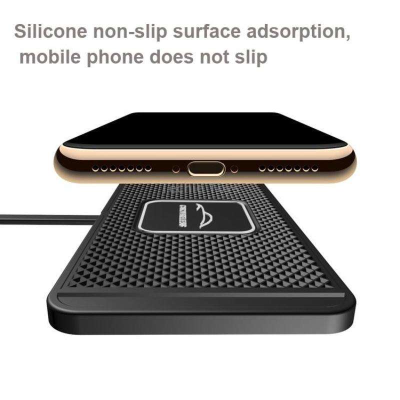 C1 30cm Short Cable 15W QI Car Wireless Charging Anti-Skid Pad