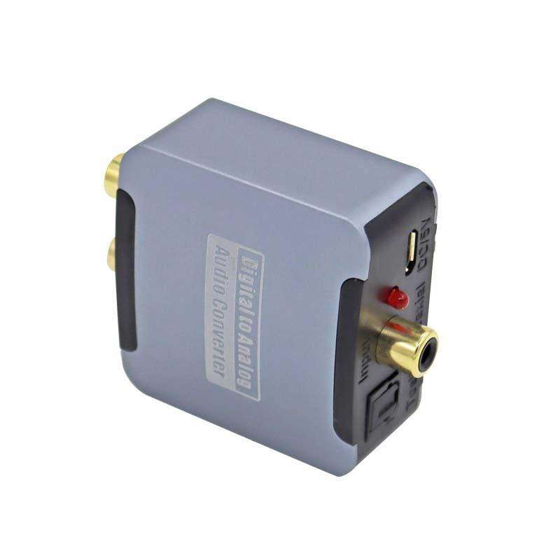 YQ-080 Digital Fiber Optic Coaxial Audio Converter, Interface: Host+USB Power Cable+Fiber Optic Cabl