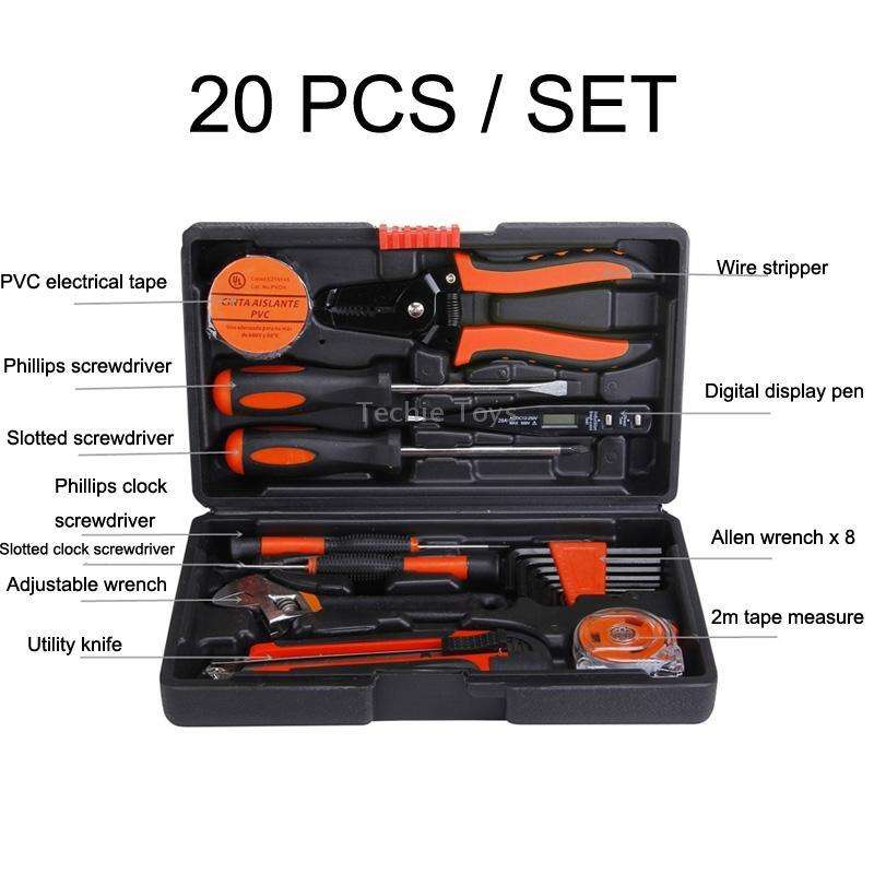 20 PCS / Set JT-20 Household Combination Hardware Manual Tool Box