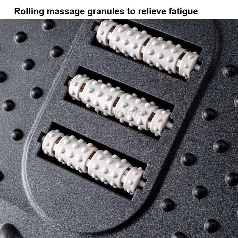 Office Computer Set Up Foot Stool Foot Massage Pedal(White)