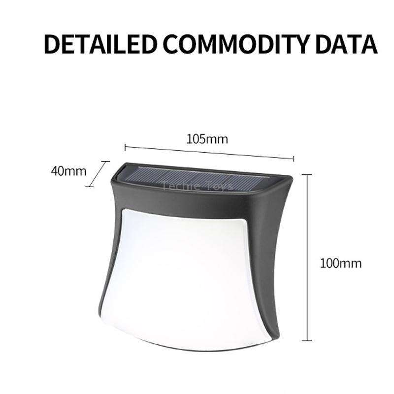 Solar Doll Wall Light Outdoor Garden Fence Decoration Waterproof Solar Light(White Light)