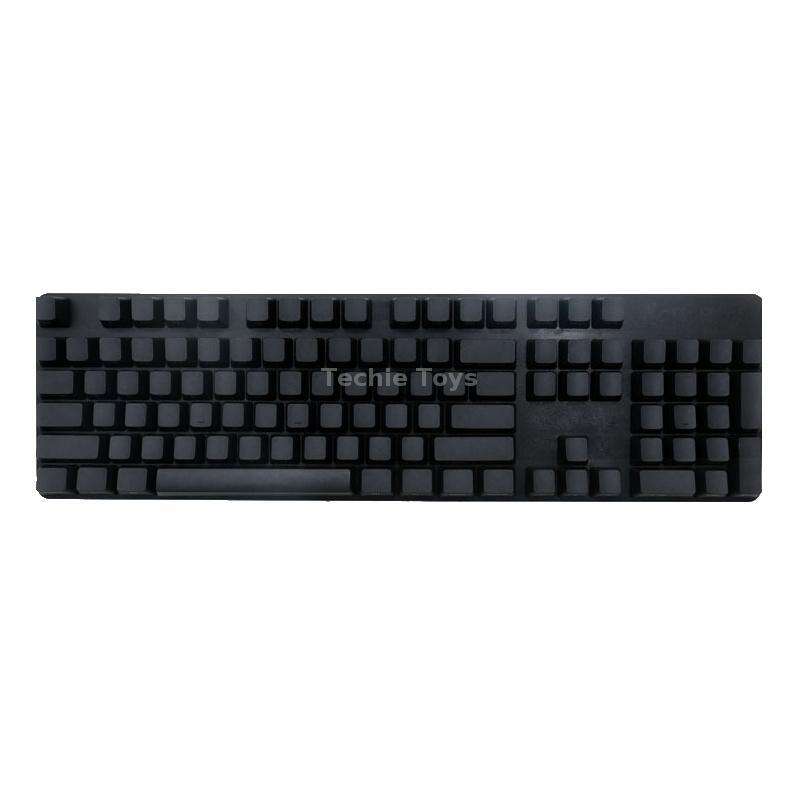 Mechanical Keyboard Laser PBT Keycap Titanium Black Side Words