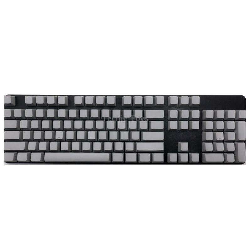 Mechanical Keyboard Laser PBT Keycap Light Gray No Words