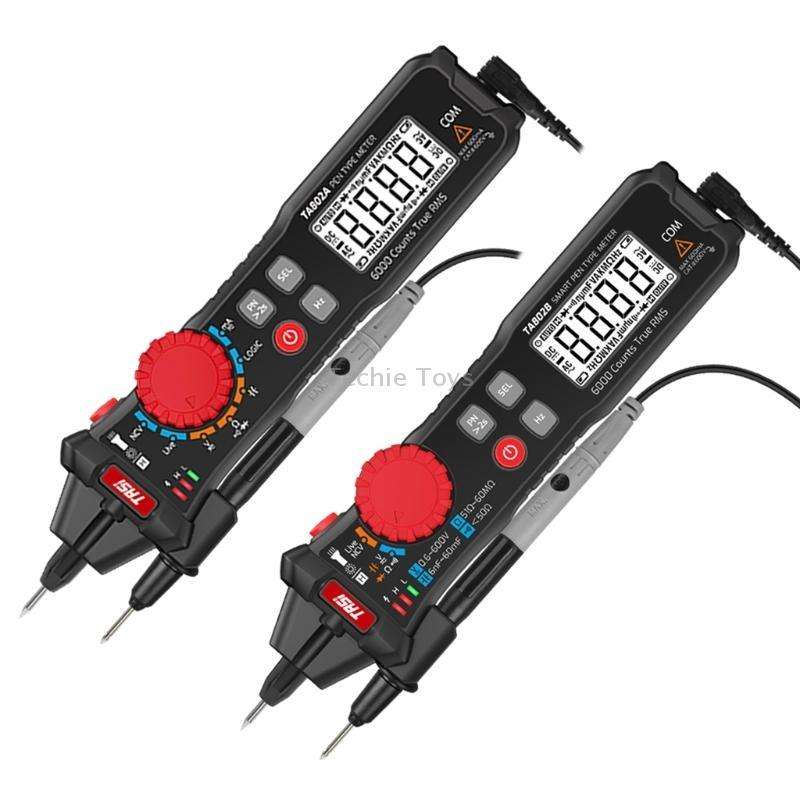 TASI Pen Multimeter Small Portable Intelligent Universal Table, Style: TA802B Automatic Identificati