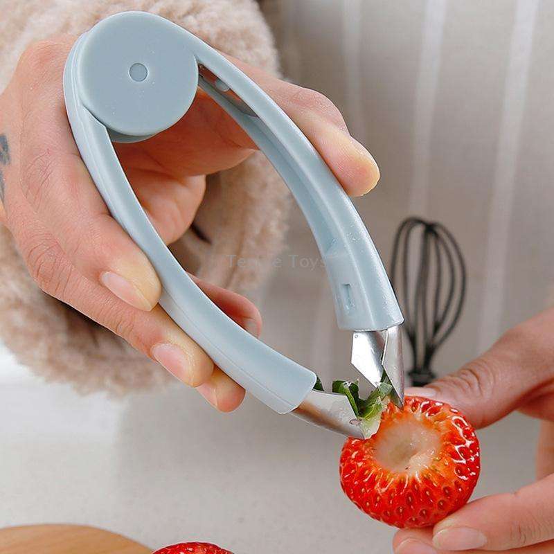 2 PCS Kitchen Stem Fruit Digger Tomato Stem Peeler(Orange)