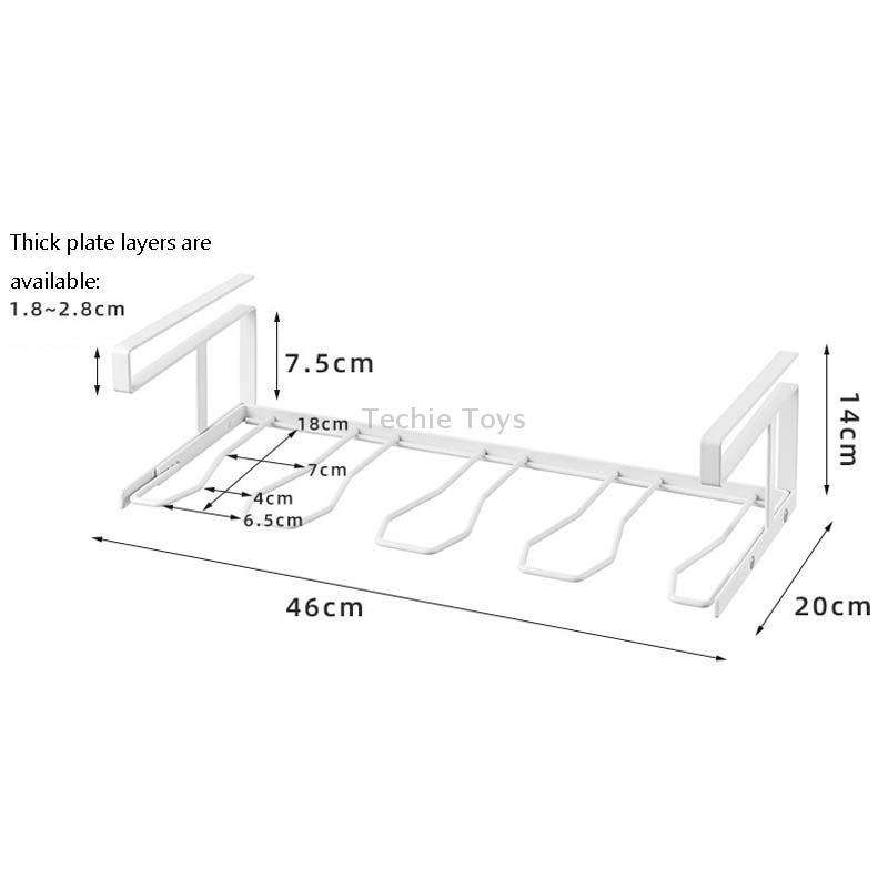 HP220110 Shoe Cabinet Partition Boot Storage Rack(White)