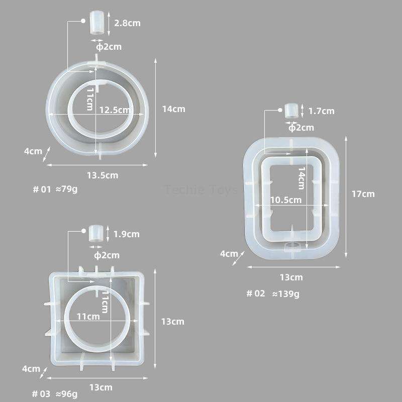 DIY Vase Epoxy Mould Simple Vase Make Tool, Specification: Rectangle