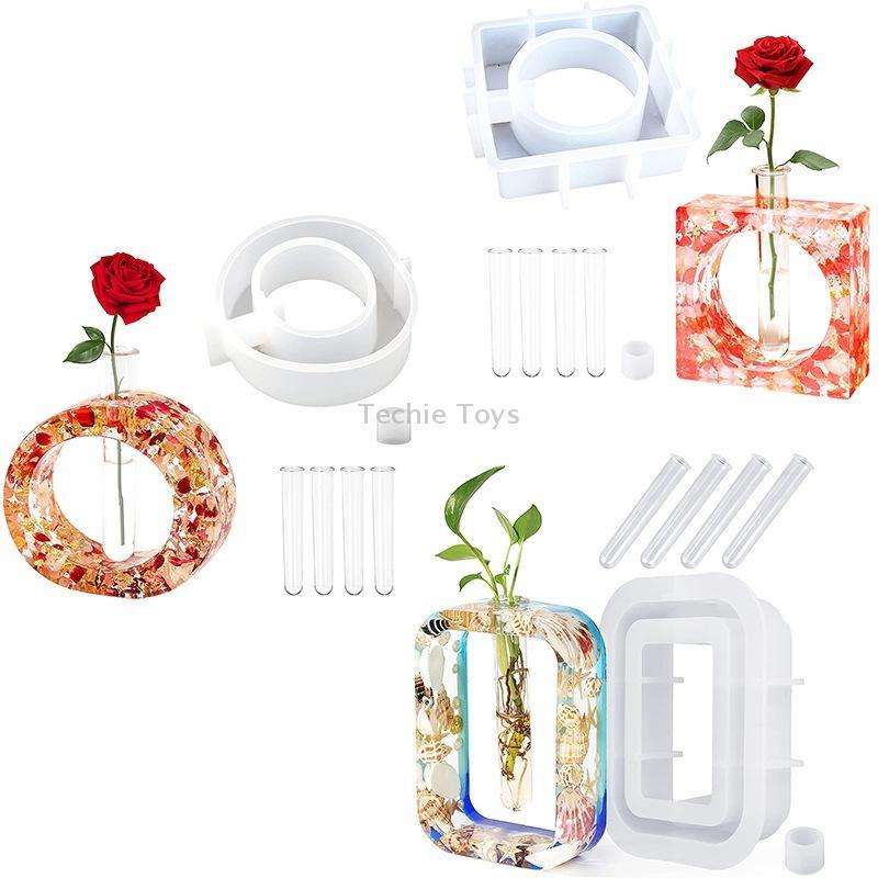 DIY Vase Epoxy Mould Simple Vase Make Tool, Specification: Rectangle