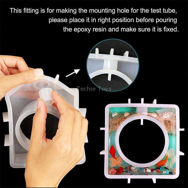 DIY Vase Epoxy Mould Simple Vase Make Tool, Specification: Rectangle