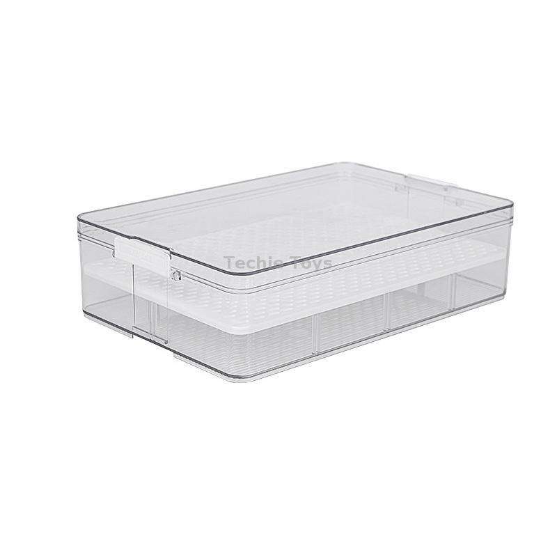 Fruit and Vegetable Refrigerator Crisper with Lid, Specification: TY-9082