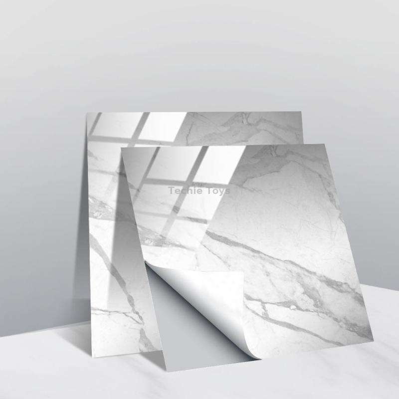 20 PCS 10cm PVC Crystal Covered Film Geometric Pattern Tile Wall Sticker(TS226)