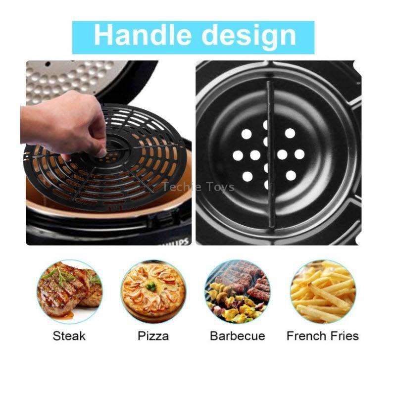 21.6cm Air Fryer Cooking Divider For Fryer Frying Board Steaming Board Grill Pan