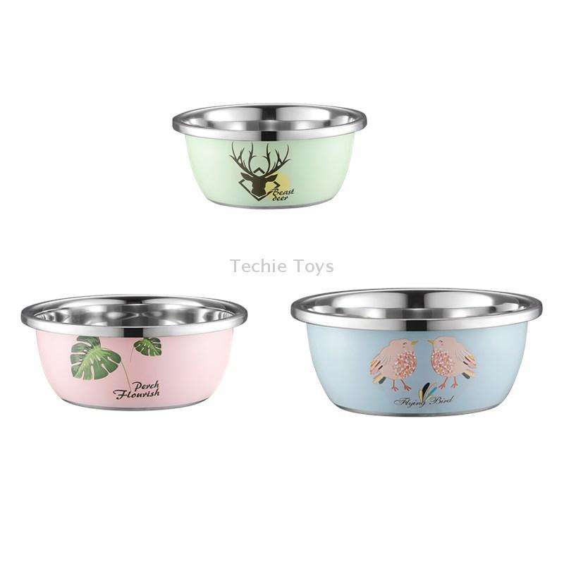 3 PCS / Set SiGang Stainless Steel Cartoon Thickened Seasoning Tank Cooking Wash Basin(22cm+24cm+26c