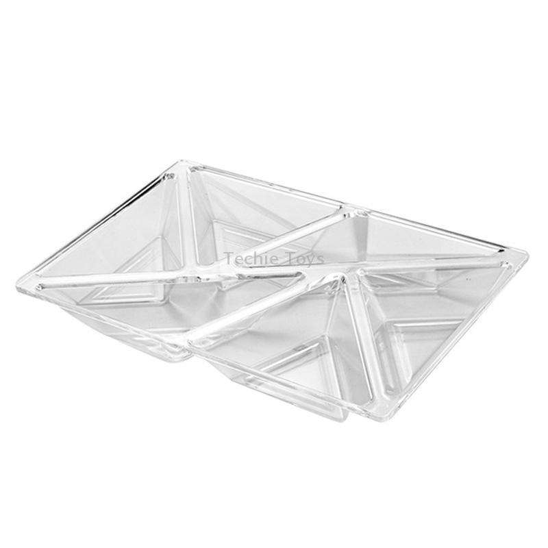 6 In 1 Multifunctional Compartmental Fruit Tray, Style: Transparent