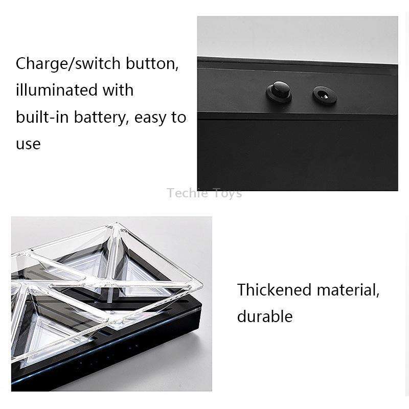 6 In 1 Multifunctional Compartmental Fruit Tray, Style: Transparent