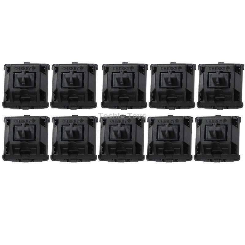 10PCS Cherry Shaft MX Switch Linear Keyboard Shaft, Color: Black Shaft
