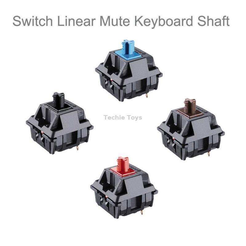 10PCS Cherry Shaft MX Switch Linear Keyboard Shaft, Color: Black Shaft