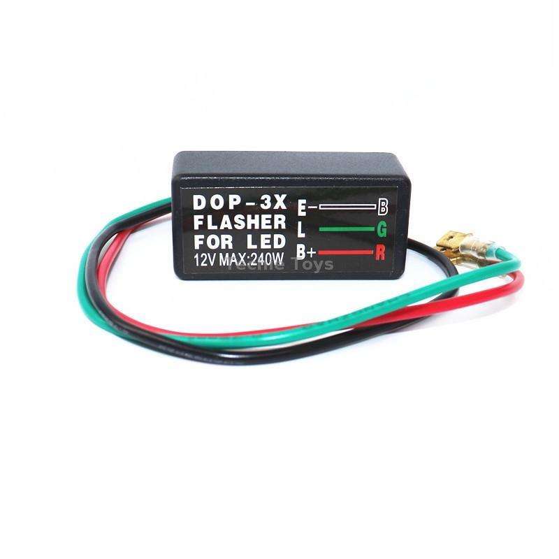 DOP-3X LED Turn Signal Effectively Eliminates Flash Warning Function Flash Relay(12V)