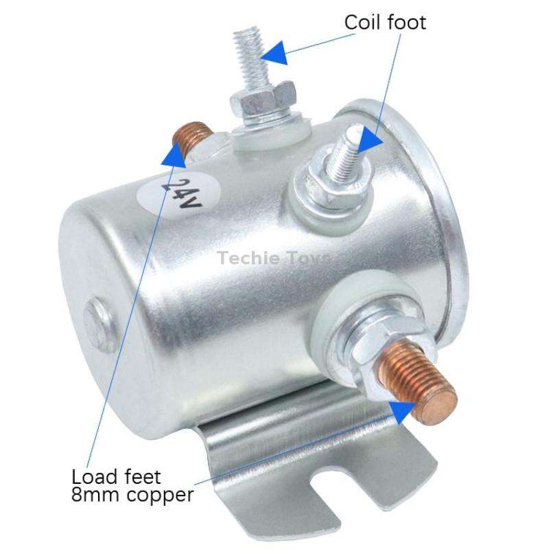 200A Forklift Winch Machine Push High Car Motor Start Relay, Rated voltage: 12V