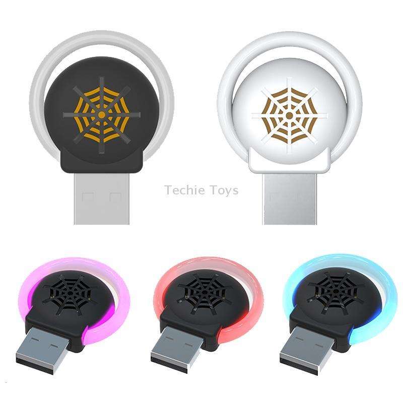 USB Car Mouse Repellent Ultrasonic Mosquito Insect Repellent With Atmosphere Light( White)