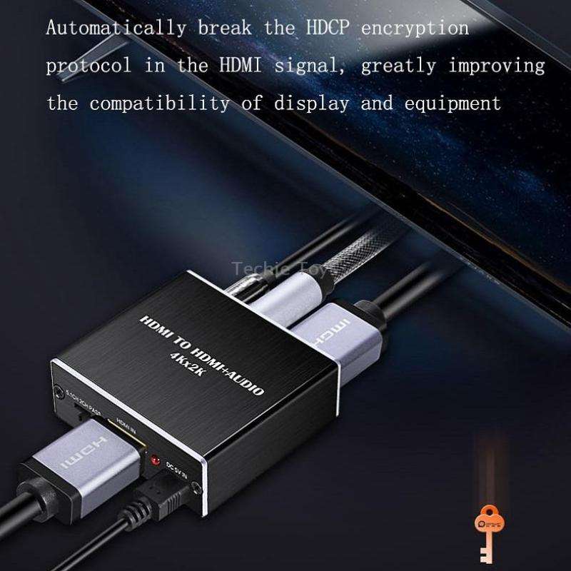 HDMI TO HDMI+AUDIO Audio Separator(Black)