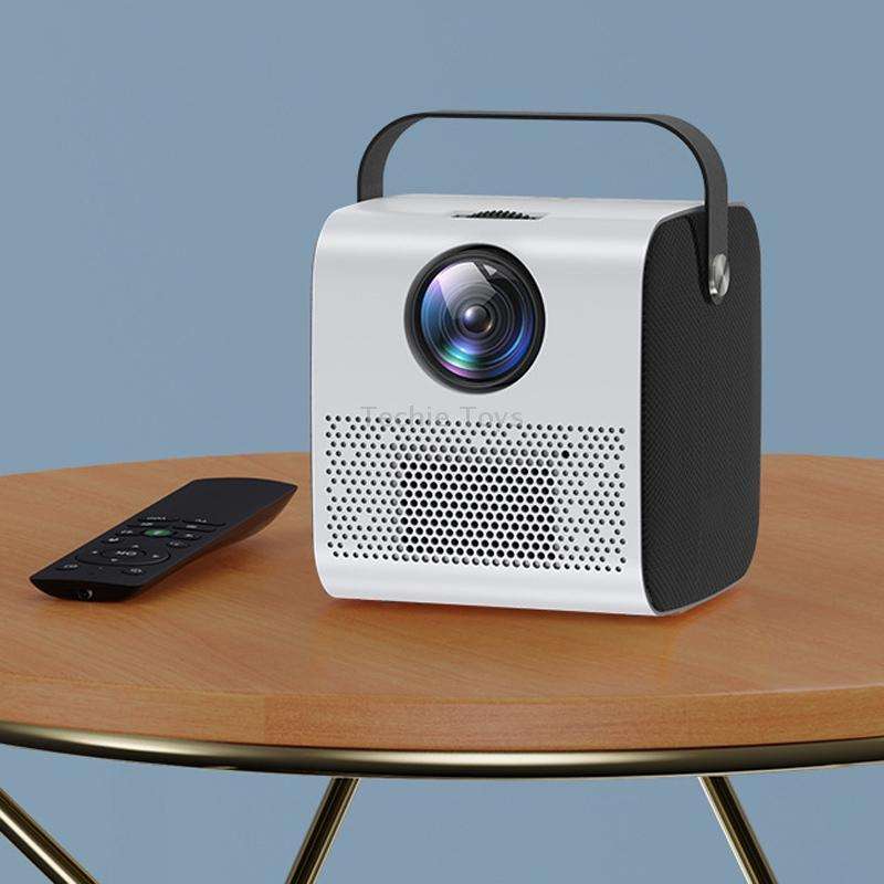 Q3 4K Mobile Phone Projector Home Office Integrated Projector,EU Plug,Version: Same Screen Version