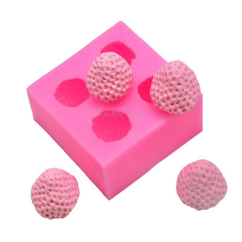 DIY Strawberry Chocolate Baking Silicone Mold(Pink)